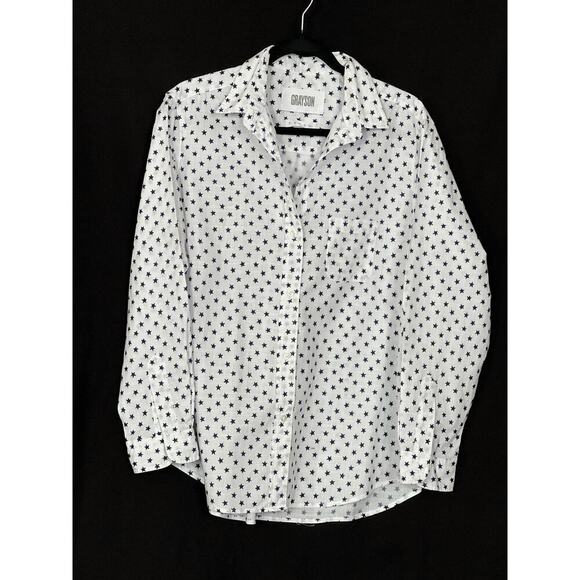 Grayson "The Hero" Button Down, Navy Stars, Size 5/XL, 100% Cotton, Americana - Picture 1 of 7